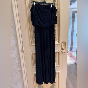 Black tube jumpsuit